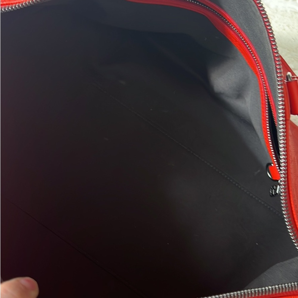 Authentic Louis Vuitton Duffle red/orange duffle - Picture 6 of 8